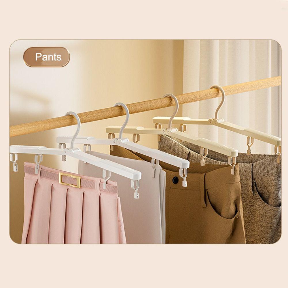 Portable Travel Clothes Rack Multi-functional Clothes Drying Tools Foldable Clothes Hanger