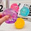 Festive Colorful Maltose Hedgehog Ball, Cute Animal Slow Rebound Squeeze Toy, Soft Stress Relief for Holiday Gifting