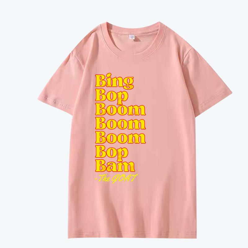 Kendrick Lamar GNX - Bing Bop Boom Camiseta masculina feminina Oversized 100% Algodão manga curta Estampa de verão Unissex sizetops