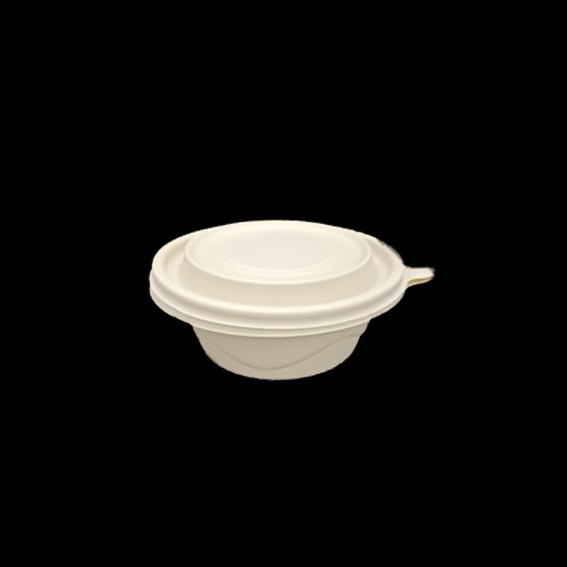 ZL 625ml Round Degradable Corn Starch Takeout Bowls