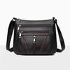 Large Capacity Crossbody Handbag PU Leather Messenger Bag Women PU  Shoulder Bag  Phone Purse