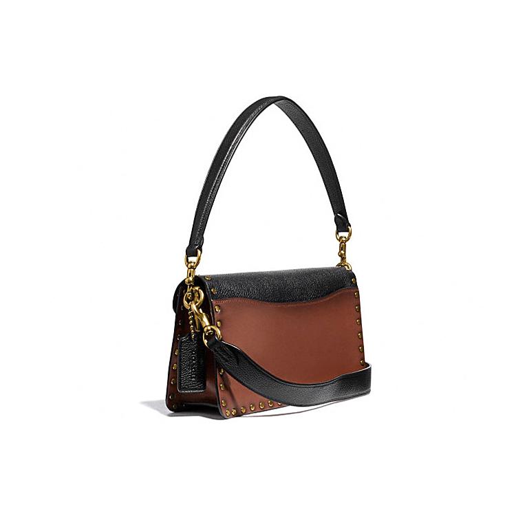 New COACH Tabby Suede Cow Leather Shoulder Bag Crossbody Bag Shoulder Bag Women's Black Brown 79338-B4M2