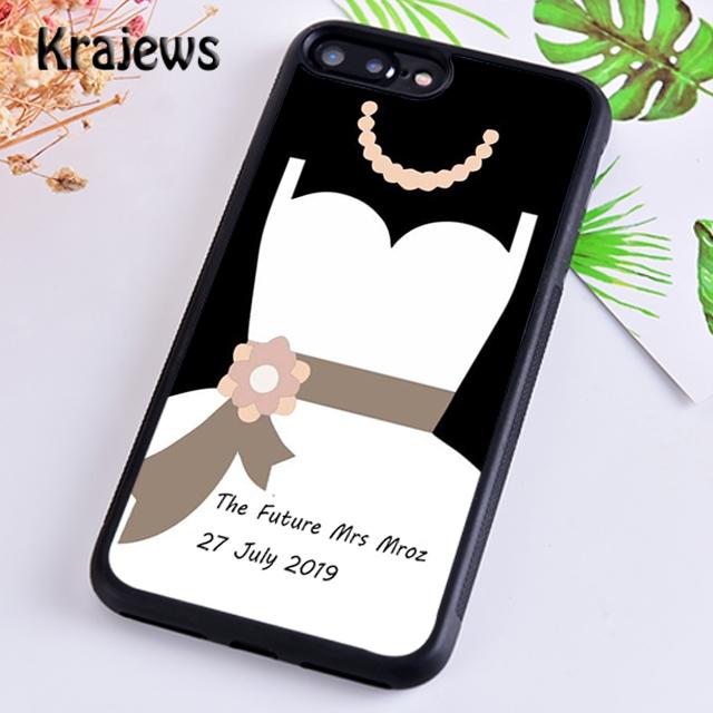 

Personalised Wedding Bride groom Name Phone Case Cover For iPhone 17 Air 16 15 14 plus 12 13 pro max iPhone 15pro
