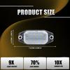2pcs White LED License Plate Light Tag Lamp Rear For 2007-2014 Toyota FJ Cruiser