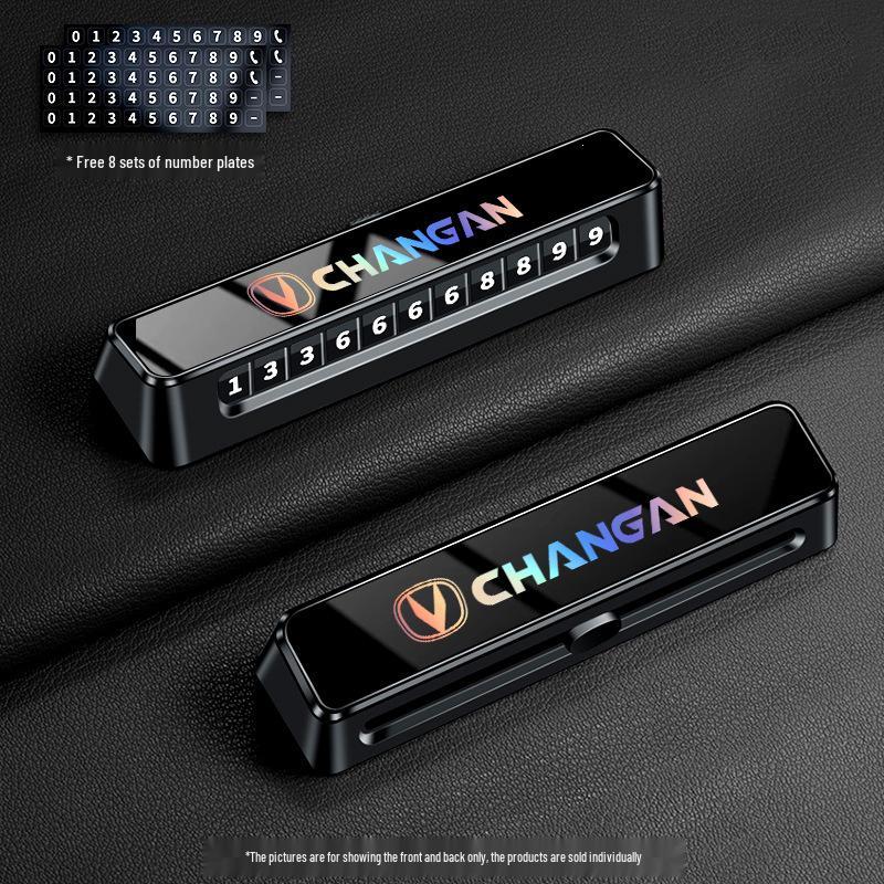 Compatible Temporary Parking Plate Card for Changan X7, Yida X5, Ruicheng Plus, and Lantuoer Cars