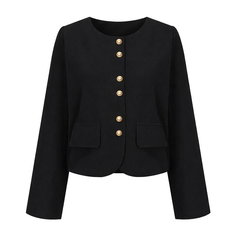 Tview Simple Flap Pocket Round Jacket_V6A-Cjk005