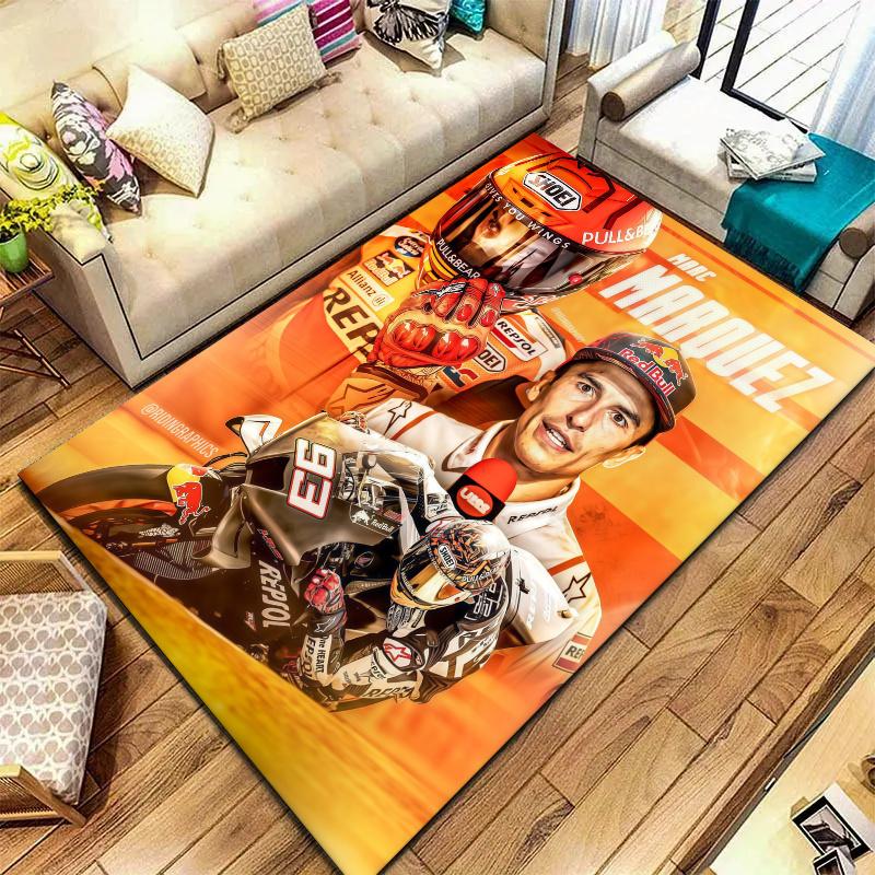 Marc Marquez Carpet Rug for Living Room Bedroom Home Sofa Decoration,Kids play Nonslip Floor Mat