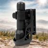 360° Rotating Rotating Flashlight Holder with Lever Side Lock Flashlight Cover  Security Patrol