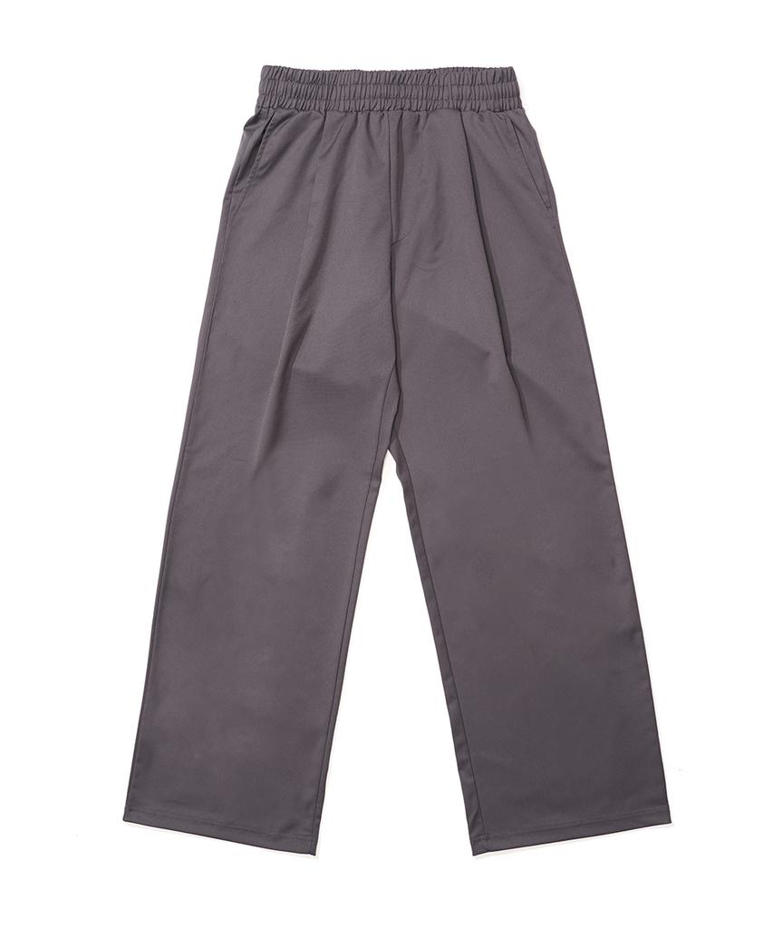 GAKKAI UNIONS One-Pleat Basic Wide Slacks (3 Colors)