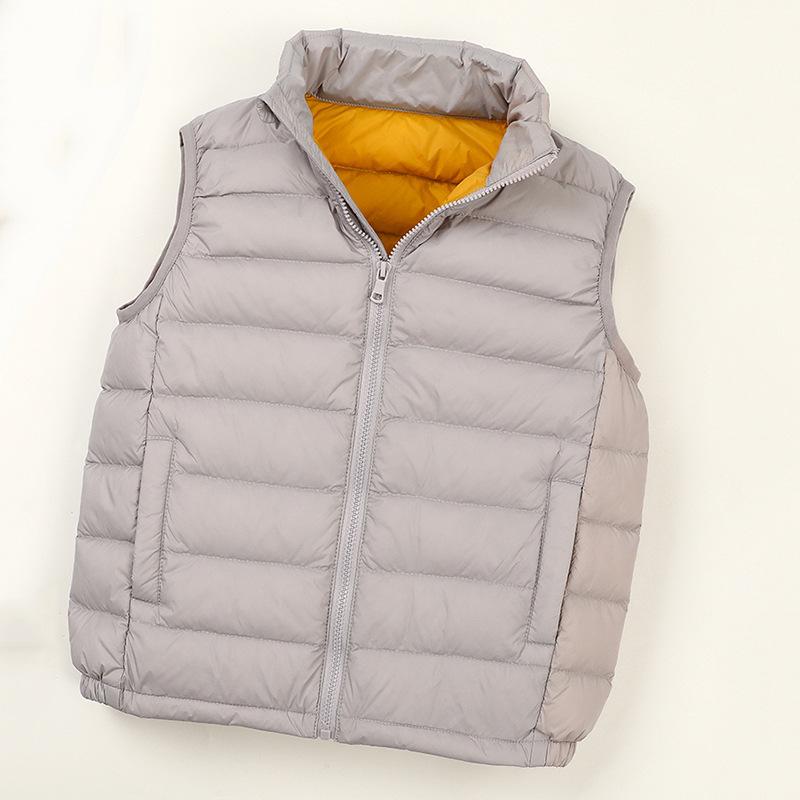 Autumn and Winter Children's Light Down Vest Sleeveless Vest Liner Boys and Girls Baby Winter Vest Vest Vest Vest Vest Vest