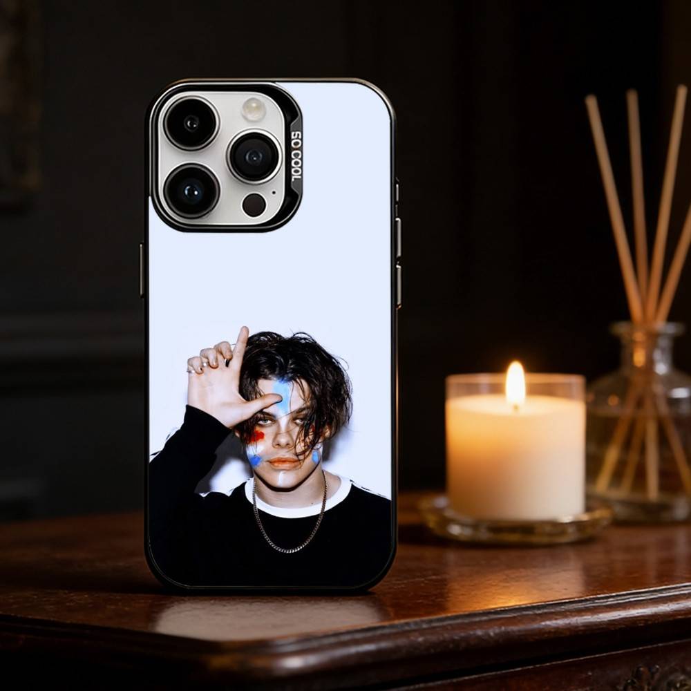 R-Rock Y-Yungblud Phone Case For iPhone 17,16,15,14,13,12,11,Pro Max,Plus Candy Silver Cover