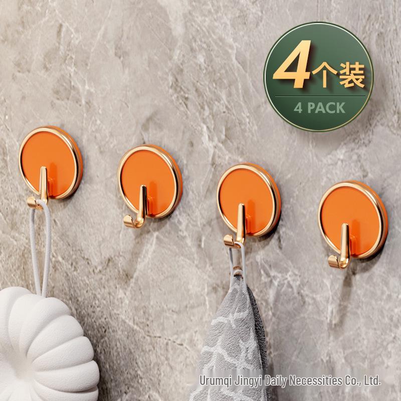 Elegant No-Drill Adhesive Door Hook for Coats & Hats