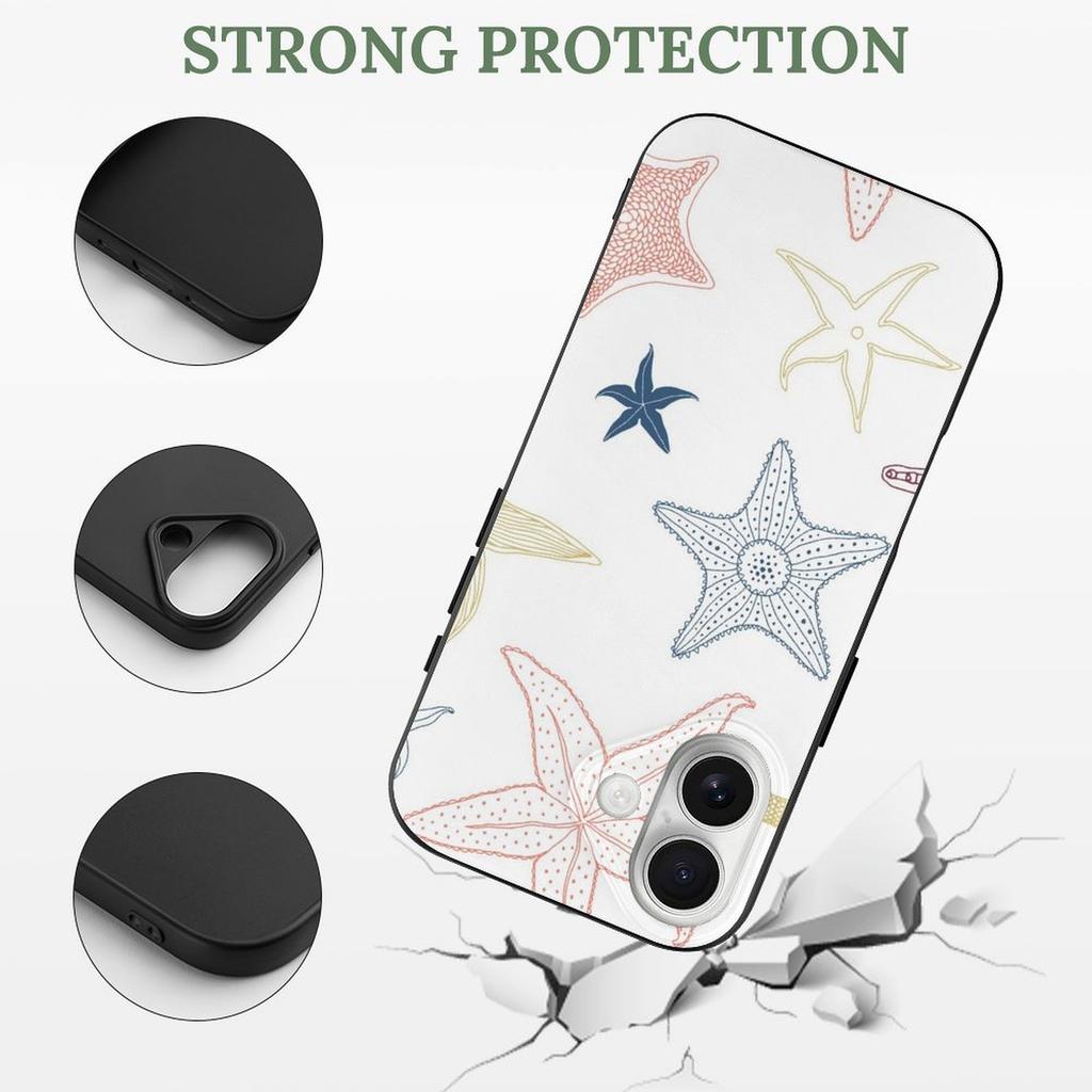 1 Pack For Iphone 17/17Air/17Pro/17ProMax Slim TPU Anti-Fingerprint Shield Case With Cushion Bumpers, Clear Body And Thin Fit