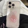 Sweet Pink Bow Transparent Hard Case for iPhone 16 Pro/17 Pro Max