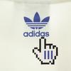 Adidas Print Short Sleeve T-shirt XS White Men's Used