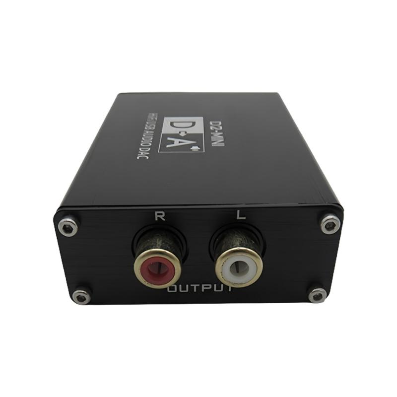 Compactly Plugs and Play Metal USB Decoders Sound Card Delivers Studio Quality Audios for DJs Audiophiles ES9018K2M