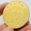 Chinese Qilin animal gold coins, painted commemorative medals, Hundred Blessings gold coins, coins, decorative commemorative coins