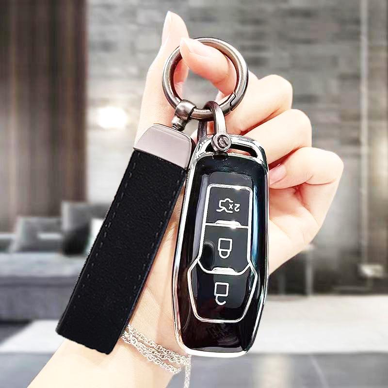 Tpu Car Styling Keyless Protector For Ford F-150 Mondeo Galaxy S-Max Explorer Ranger Car Remote Key Fob Shell Cover Case