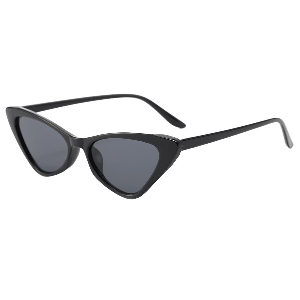Cute Sexy Vintage Cat Eye Sunglasses Woman Small Black White Triangle Retro Ladies Sun Glasses Leopard Female Oculos De Sol