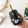 Soap Dispenser Ceramic Hand Sanitizer Press Bottle Shower Gel Sub Bottle Luxury Shampoo Lotion Bathroom Accessories 450ml