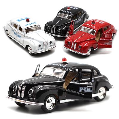 ABAC1 1:32 Polizeiauto Feuerwehrwagen Klassischer Sportwagen Oldtimer Hohe Simulation Druckguss Metalllegierung Modellauto Sammlung Kinderspielzeug Geschenk