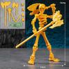 Three-Dimensional Skull Plaything Multi-Articulable and Bone Puppet Adornment Action Figures Present Anime