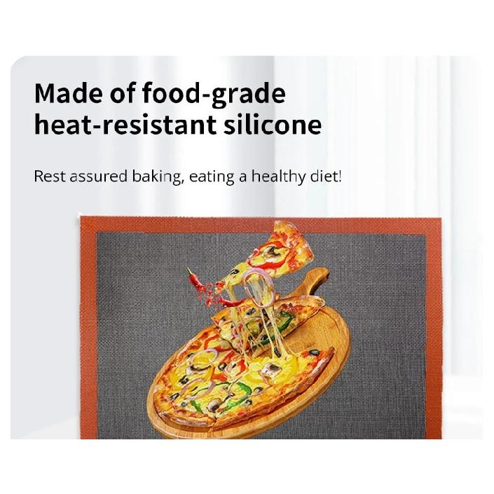 Silicone Baking Mat Sheet 30x40cm Reusable Baking Cookie Sheet Non-Stick Heat Resistant Baking Mat for Oven Grill Microwave