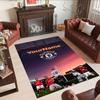 Manchester Customizable Name Floor Mat Perfect for Foyer Dormitory Playrooms Decorate room Anti-slip Rug Anime Office Decor Birthday/Christmas Gift