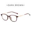 Comfortable Lightweight Glasses Frame Ultralight TR Metal Square Frame High Quality Anti Blue Light Optical Eyeglasses