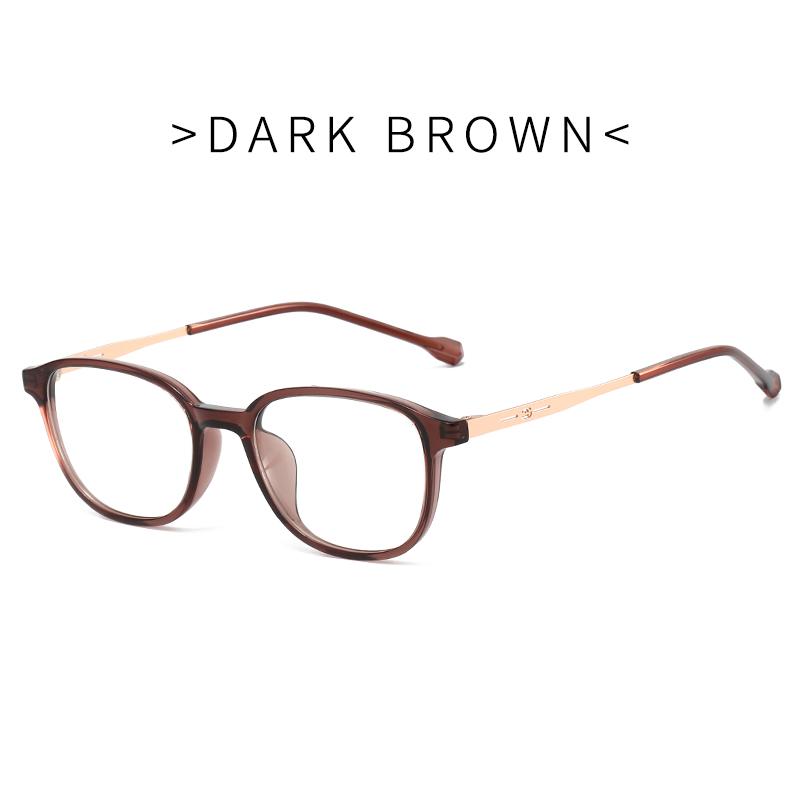 Comfortable Lightweight Glasses Frame Ultralight TR Metal Square Frame High Quality Anti Blue Light Optical Eyeglasses