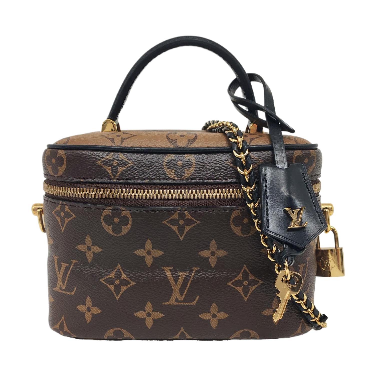 [Pre-Owned] Vanity Portable Monogram Makeup Bag - Very Good #1WZ3UDQ ONE SIZE