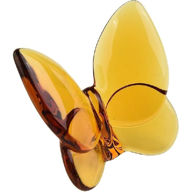 For Crystal Butterfly Figurine, Lucky Butterfly Ornaments, Glass Butterfly Statue, for Crystal Home Decor for Living Room,Table(Pink) (Blue)