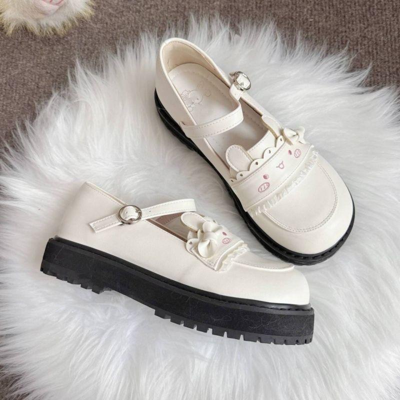 Flat Mary Jane single shoes sailor suit jk uniform small leather shoes cute Japanese retro summer Lolita shoes women