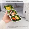 Stainless Steel Bentos Box with Plastic Lid Multi Compartment Design Leak Proof Lunch Container For Work Travel