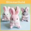 Soft And Cuddly Rabbit Plush Toy Keychain Ideal For Bags And Car Hangings
