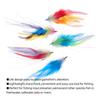 Colorful Ribbon Fly Fish Tuna Lures Flash Line Squid Skirt Lure  Freshwater Saltwater