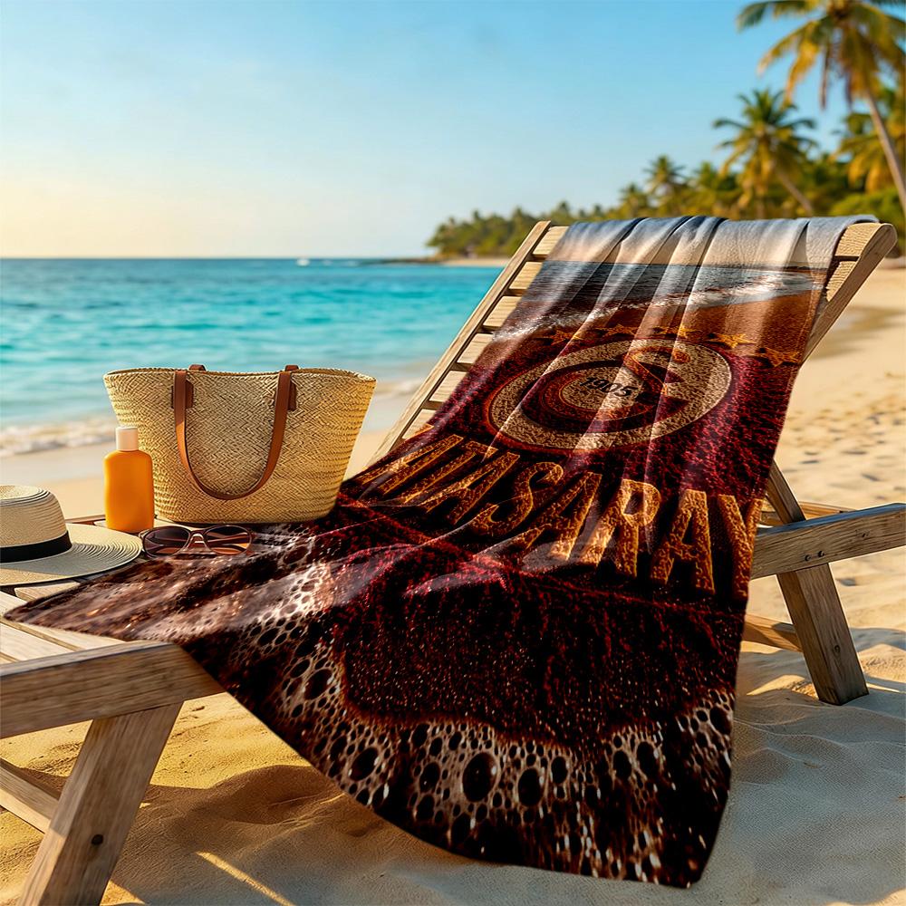 Galatasaray Beach Towel Soft Durable Quick-Dry Comfortable Lightweight