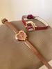 New Fashionable Elegant Woman' Watches Heart-Shaped Small Dial Leather Strap Water-Resistant Quartz Ladies' Wristwatch Gift