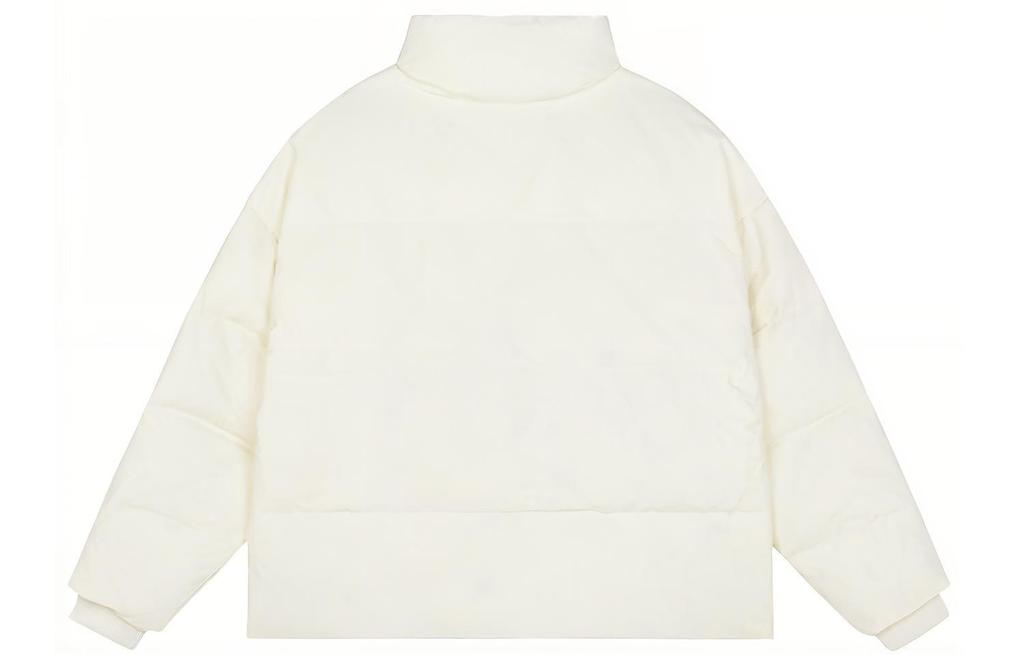New Balance Down Jackets Women's White Stand Collar Moderate Other AWJ13342-SST