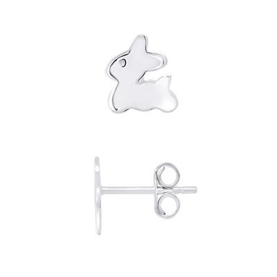 Earrings - LÉA &; ARTHUR - Little Rabbit - 925 Silver - Stroller System - Child