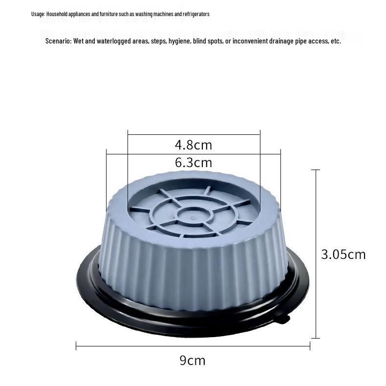 Silent Shock-Absorbing Anti-Slip Pad for Washers & Furniture