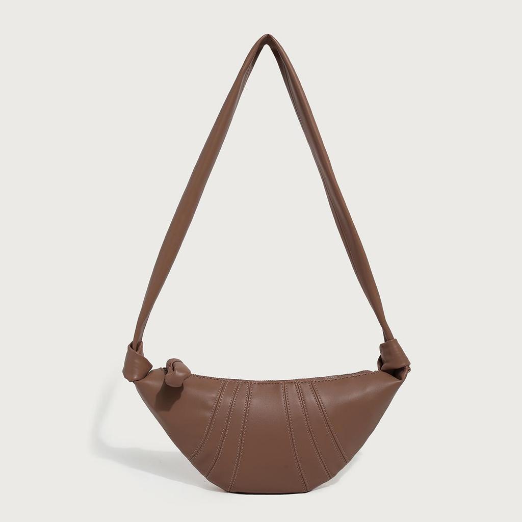 2025 Women's Croissant Dumpling Bag: Fashionable Single Shoulder Crossbody & Waist Design