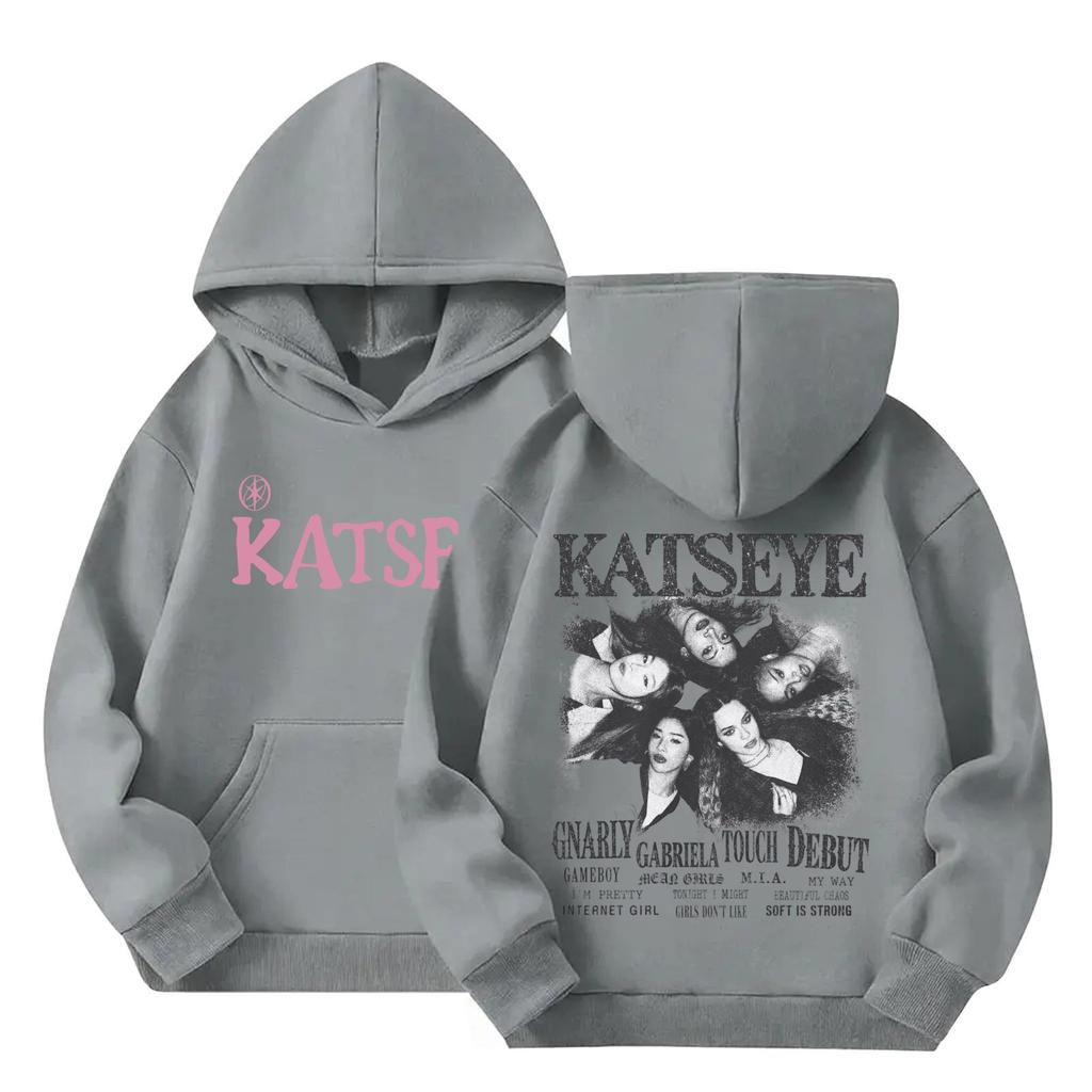 Kids Long Sleeve Letter Print Hooded Sweatshirt Pullover