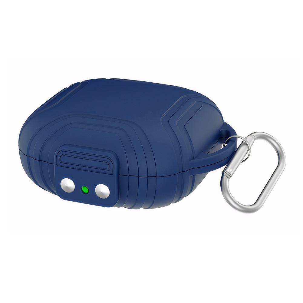 Silicone Case Cover Shockproof Headphones Charging Case Anti-Scratch with Carabiner for Shokz OpenFit Air T511 Wireless Earbuds