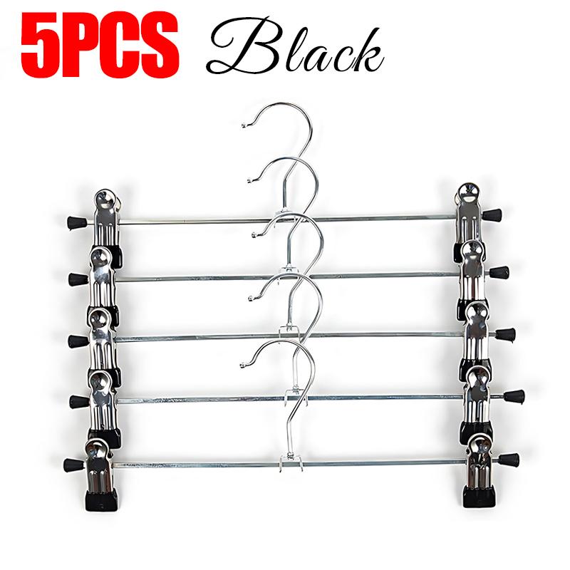 5-30PCS Metal Pant Hangers Multi-purpose Adjustable Non-Slip Trousers Clip Clothes Organizer Household Closets Storage Props ZYF 2440₽