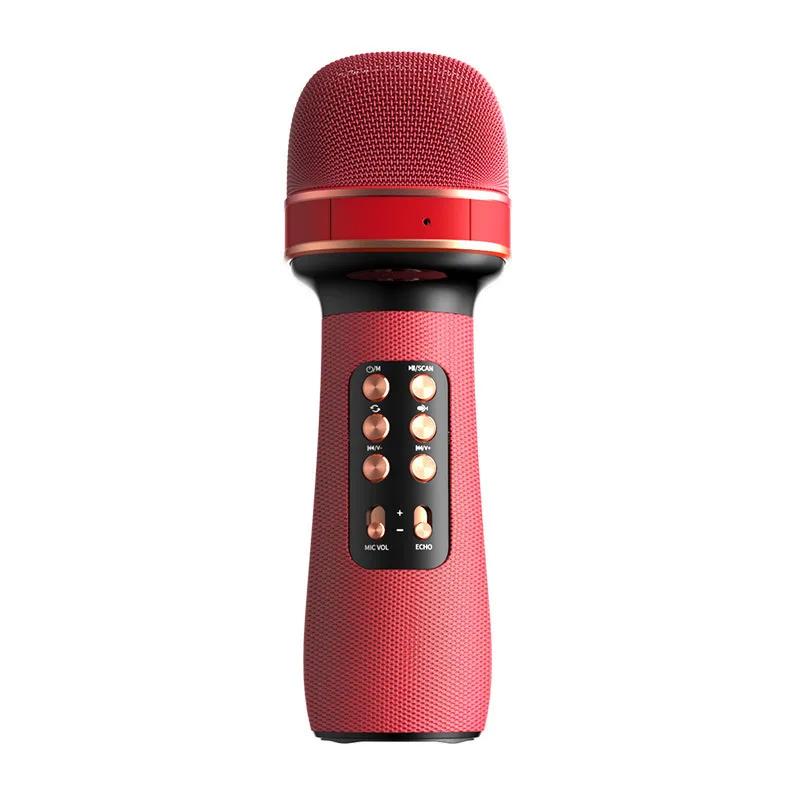 High-quality Wireless Bluetooth External Microphone, A Karaoke and Live Streaming Speaker Microphone with English Voice Prompts