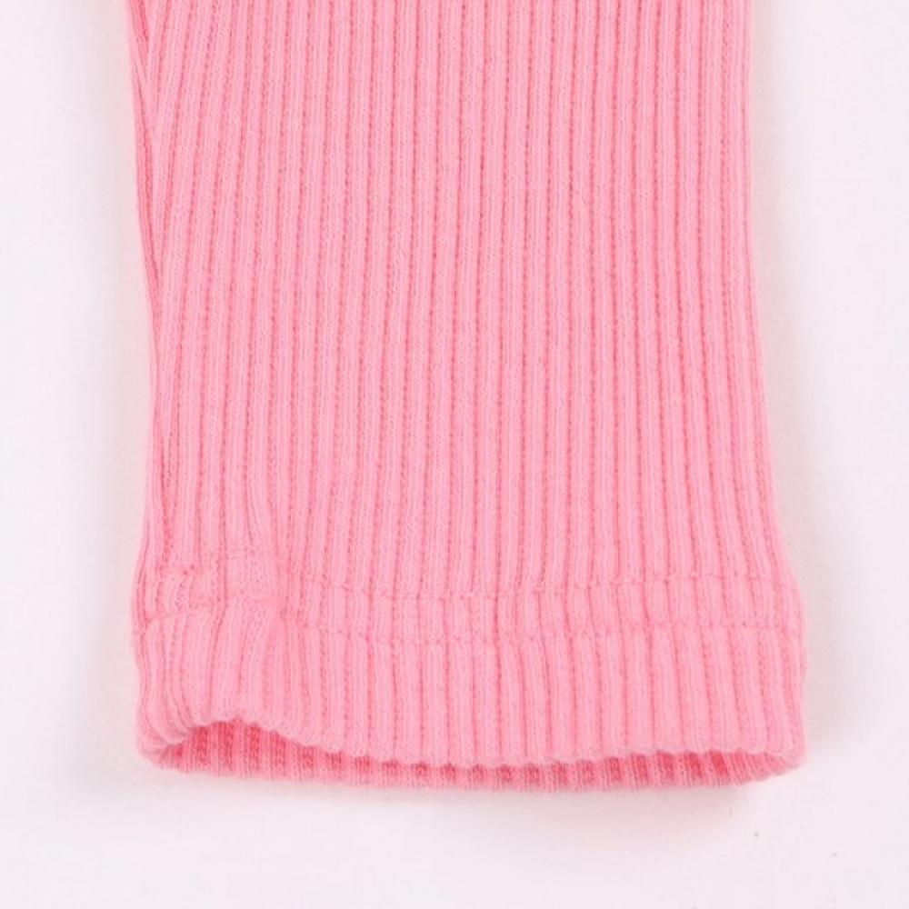 Organicmom Pink Heart Long Sleeve Wear Mjspej07