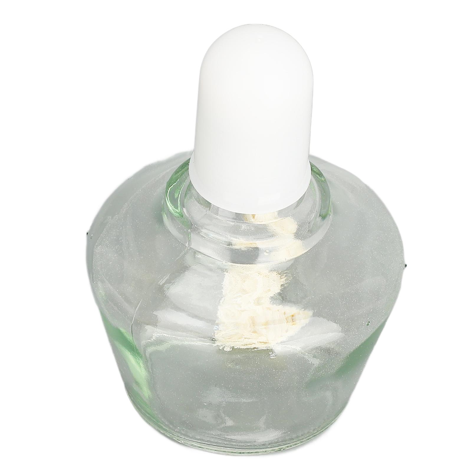 Alcohol Lamp Burner 150ML Glass Alcohol Lamp Laboratory Heating Bottle with 5 Replacement Wicks 1 Funnel Glass, cotton, abs