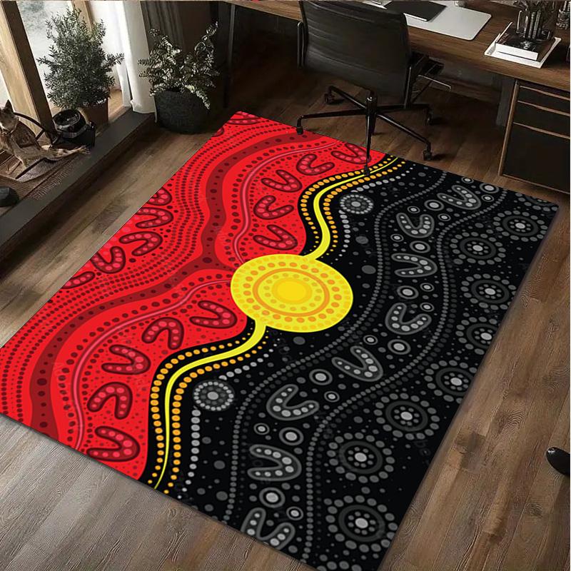 

Aboriginal Rug - Home carpet Office Decorative Carpet For Living Room Bedroom Door Mat Floor Rug Computer Chair Area Rug 40x60cm( 15x23in )