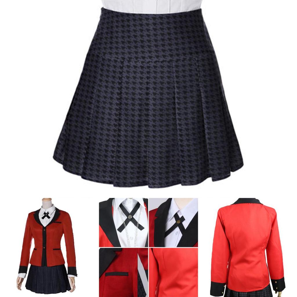 Robe Cosplay Respirante Kakegurui Jabami Yumeko Idéale Pour Halloween Et Carnaval